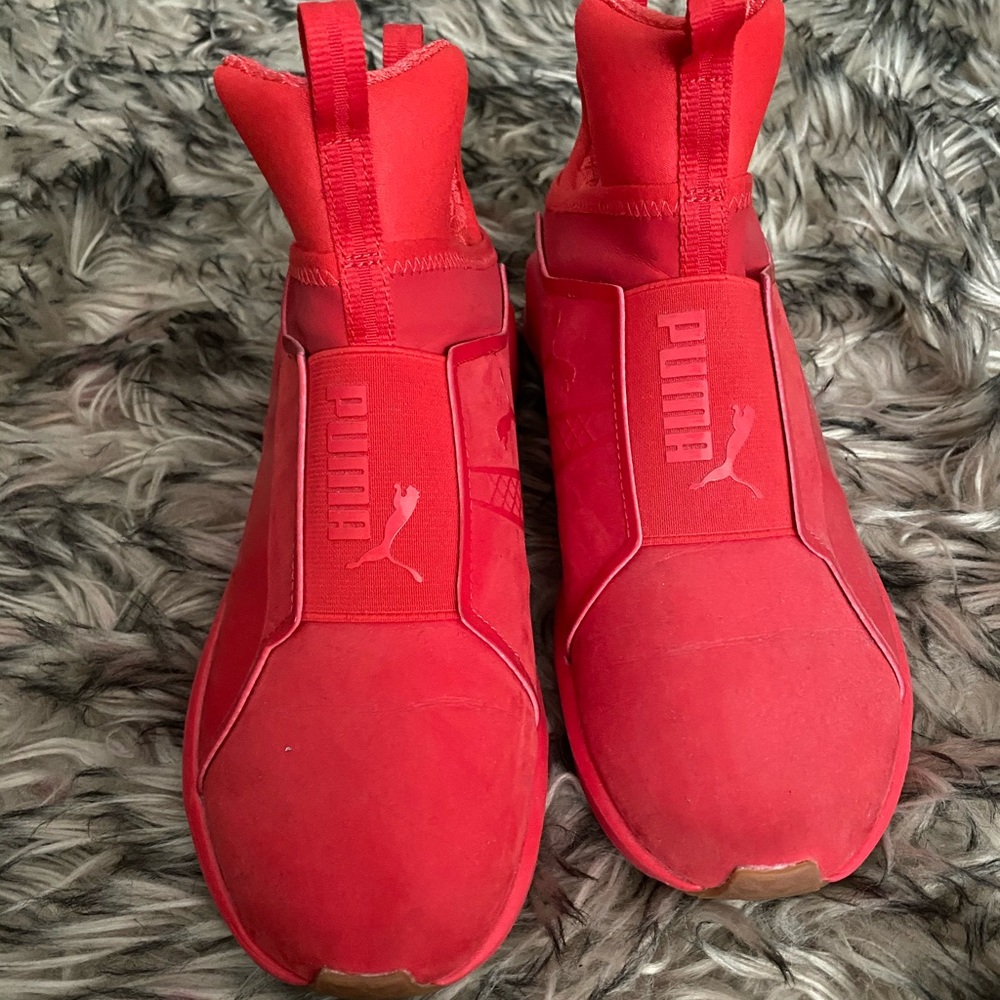 (Sold) Puma Red Sneakers